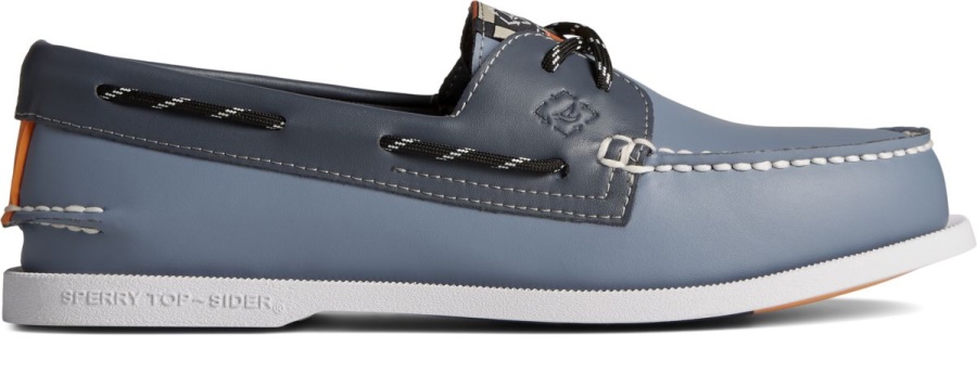 Náutico Con 2 Ojales Harmony Original Auténtico Gris Sperry