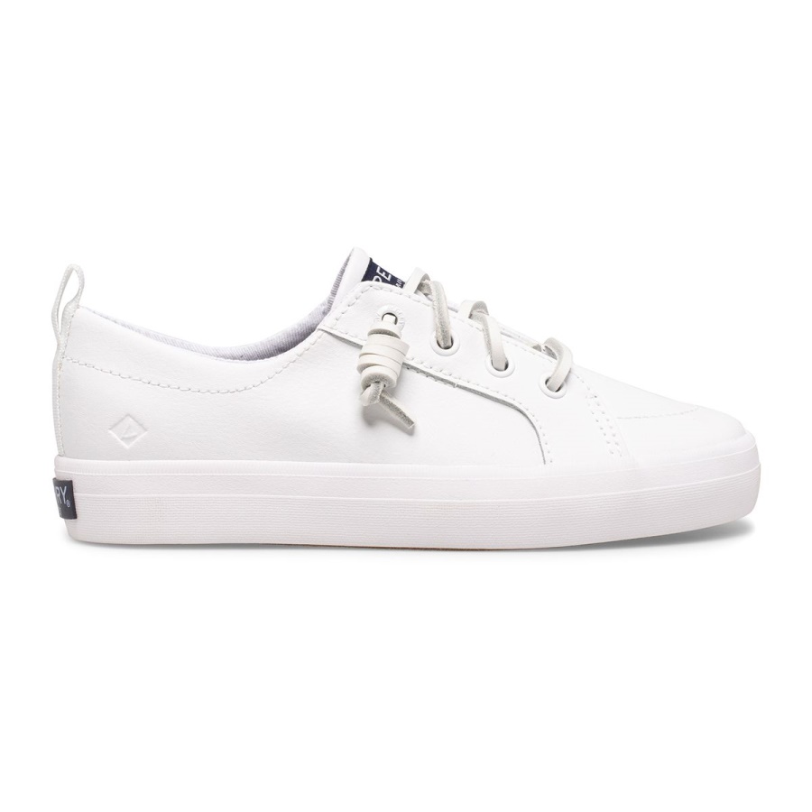 Zapatilla Crest Vibe Júnior Todo Blanco Sperry