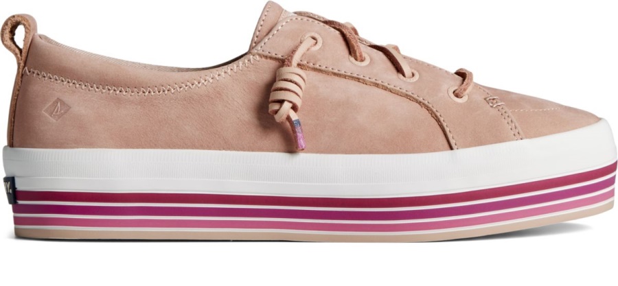 Crest Vibe Plataforma Raya Zapatilla De Deporte Rosa Sperry