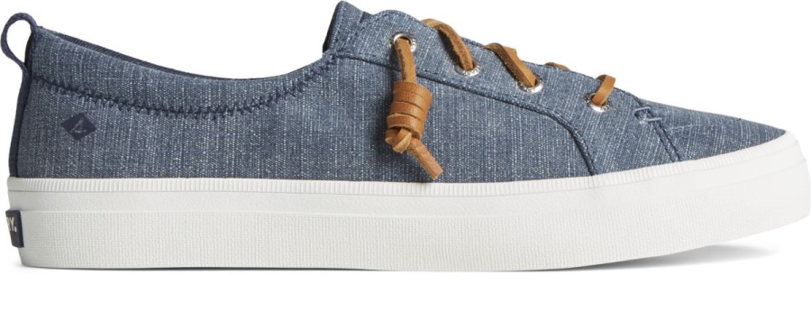 Zapatilla De Deporte Con Rayas Textiles Crest Vibe Sperry Azul Marino