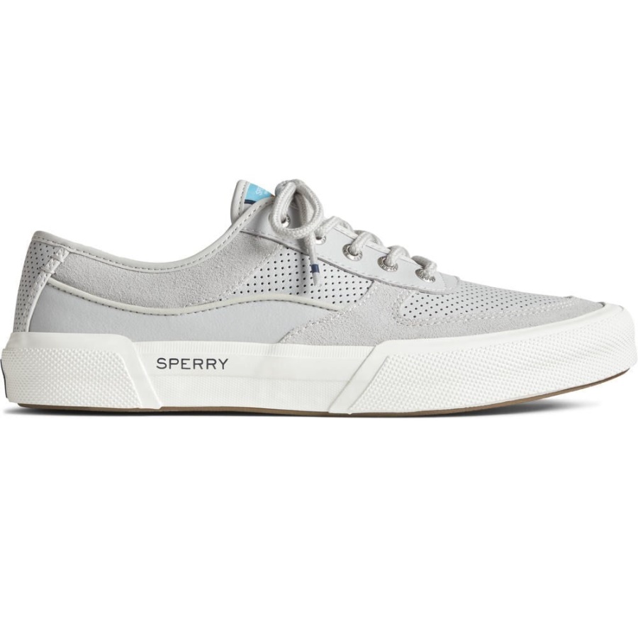 Hombre Soletide Zapatos De Encaje Para Hombre Gris Sperry