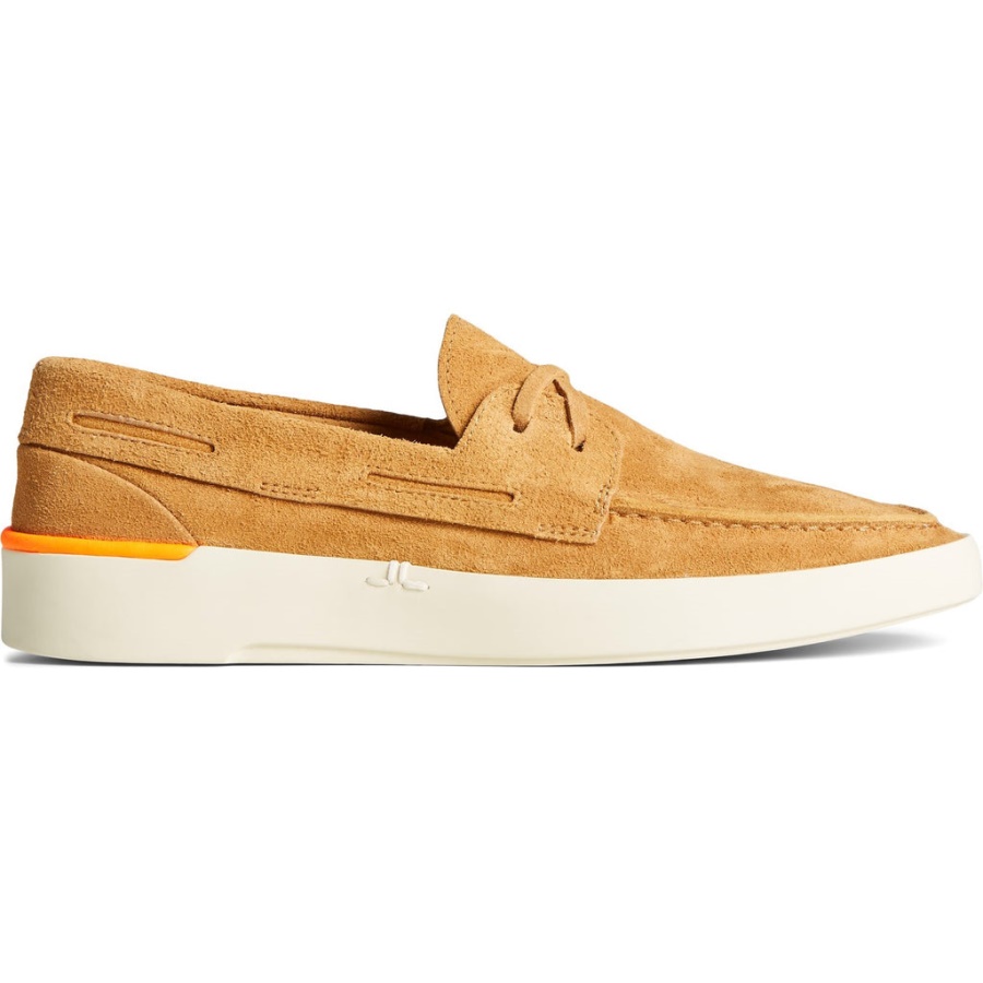 Sperry X John Legend Plushwave Slip On Náutico Para Hombre Beige Sperry