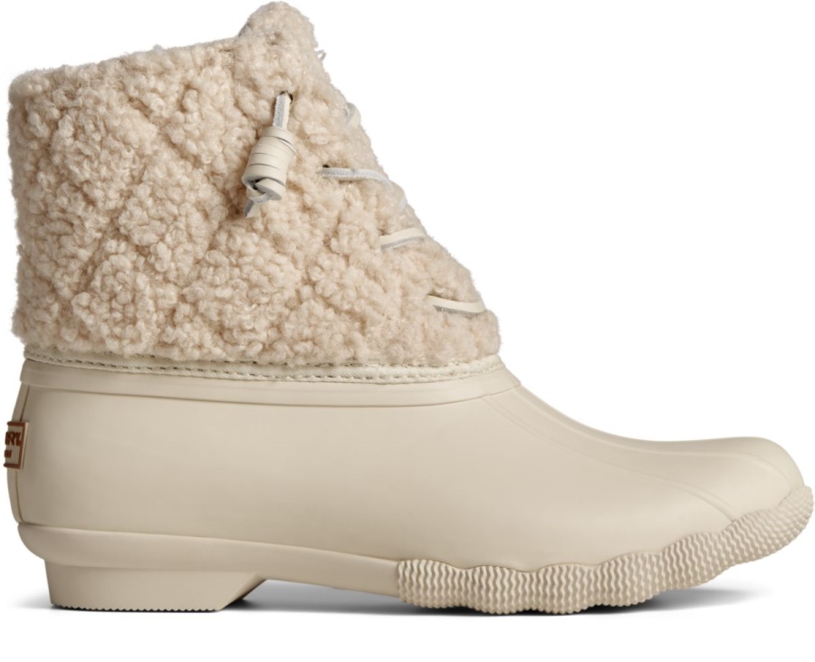 Bota De Pato Sherpa De Agua Salada Sperry Hueso