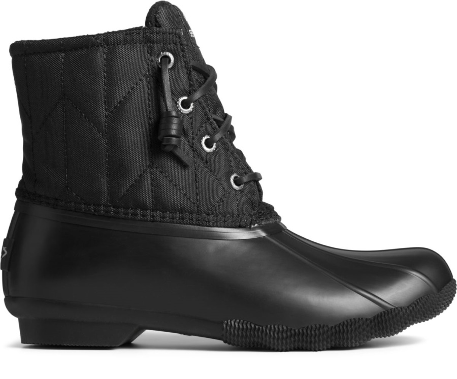 Bota De Pato De Nylon Reciclado De Agua Salada Sperry Negro