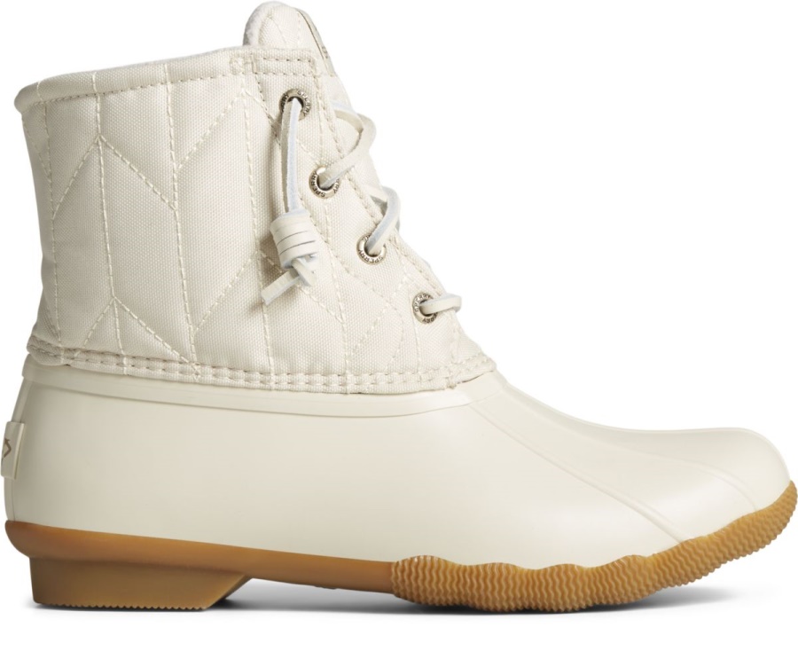 Bota De Nailon Reciclado Para Agua Salada Marfil Sperry