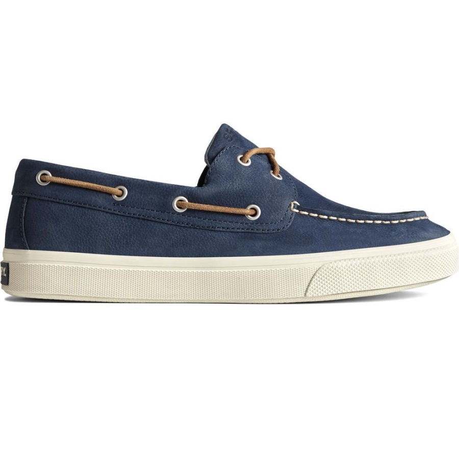 Sperry Hombre Bahama Plushwave Encaje Zapatos Azul Marino