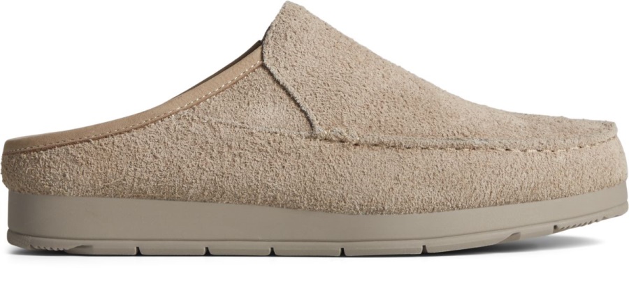 Slip On De Ante Moc-sider Sperry En Gris Topo