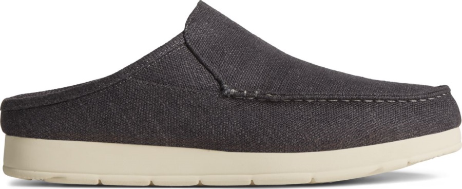 Mule Sperry Moc-sider Textil Negro