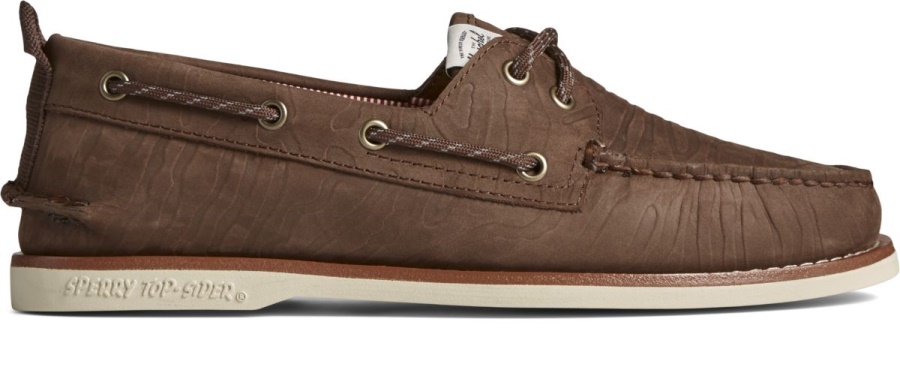 Sperry Sperry X Herschel Auténtico Original Náutico Con 2 Ojales Marrón