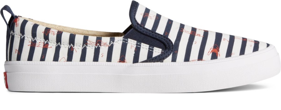 Sperry Sperry X Mandíbulas Crest Twin Gore Stripe Zapatillas Sin Cordones Azul