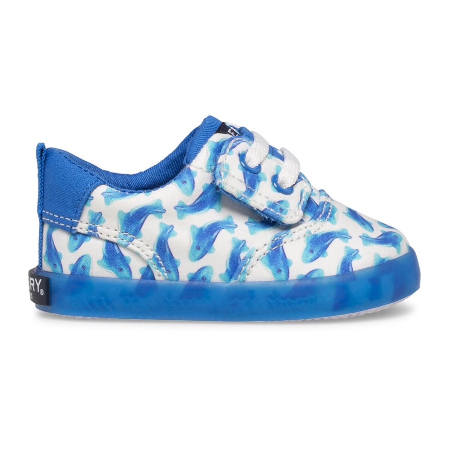 Spinnaker Cuna Junior Zapatillas Lavables Blanco Azul Sperry