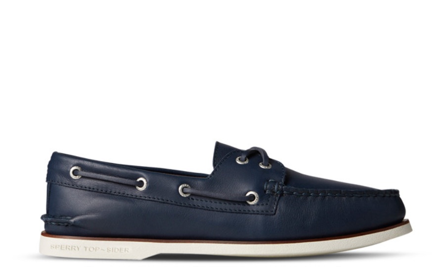Guante Hombre Copa Oro Autentico Original Cuero Sperry Azul Marino