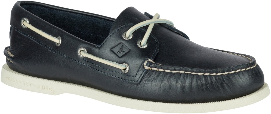 Náuticos De 2 Ojales Originales Auténticos Para Hombre De Sperry Azul Marino
