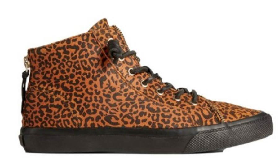 Sperry X Rebecca Minkoff Zapatillas Altas De Leopardo Para Mujer Marrón Sperry